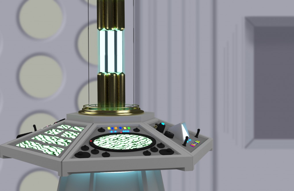 TARDIS console by Dave Shaver