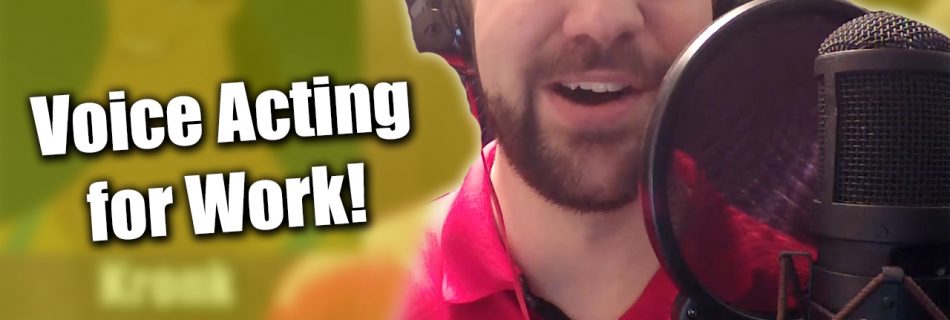 Voice Acting for Work | Zack Lawrence Vlog