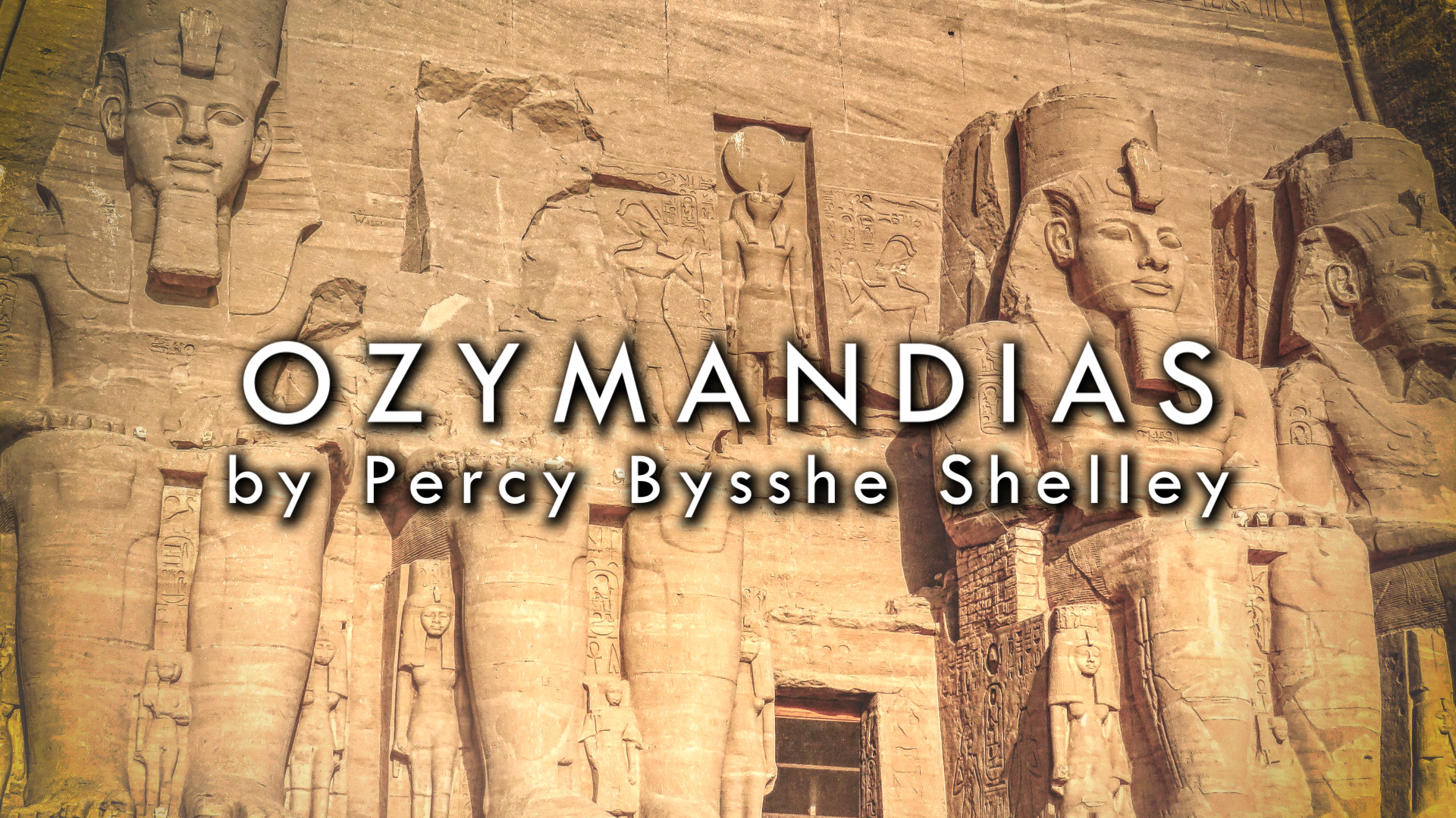 Ozymandias by Percy Bysshe Shelley, read by Zack Lawrence
