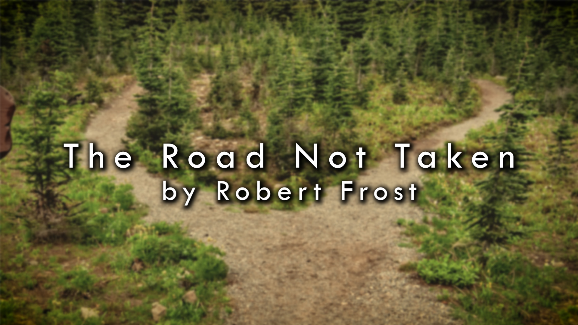 The Road Not Taken by Robert Frost, read by Zack Lawrence