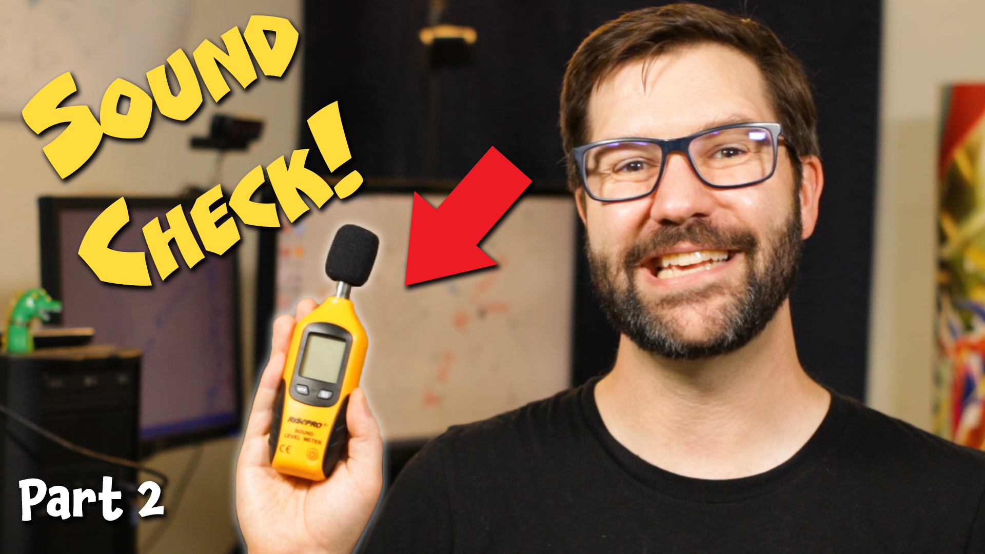 Checking sound levels in my WIP sound booth (Vlog)
